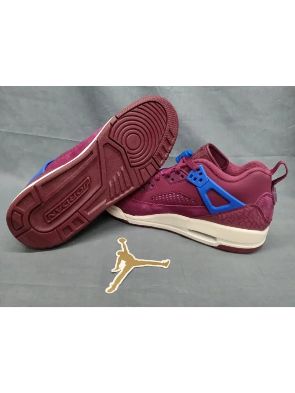 Nike  Jordan Spizike Low (GS) Bordeaux Hyper Royal Sail Boys Size 7 NEW NO BOX!